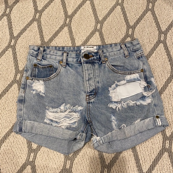 One X oneteaspoon jean shorts